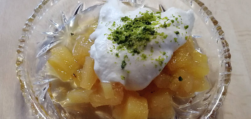 Ananas mit Karamell – Koch und Backrezepte